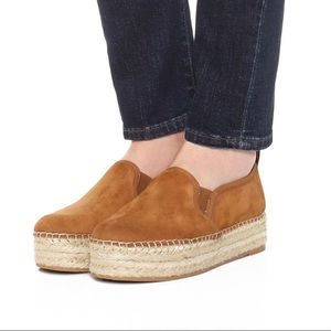 Sam Edelman Carrin Platform Espadrilles in Saddle